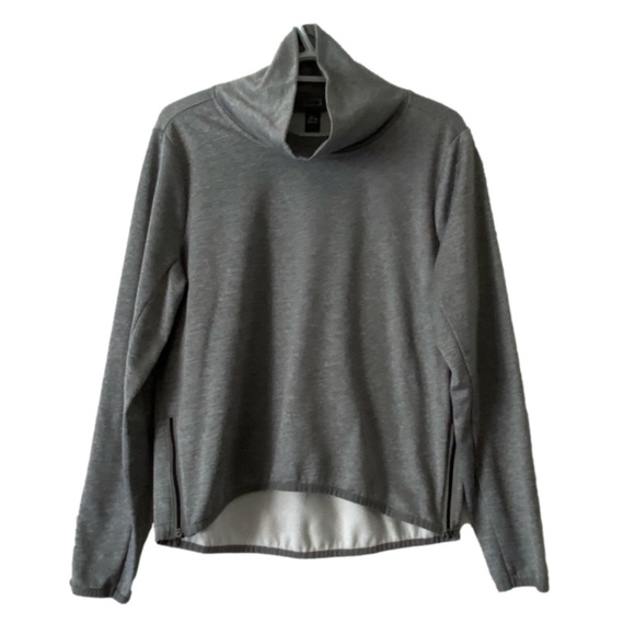 RBX high low hem cowl neck running jacket with size reflectors and zippers sz M - Picture 1 of 9